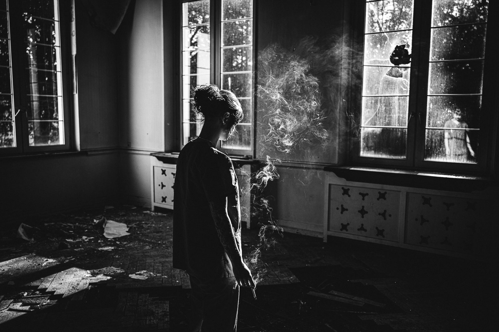 Fotoprojekt „Sehen Sie hin!“ – gestellte Szene zum Thema Pflegenotstand