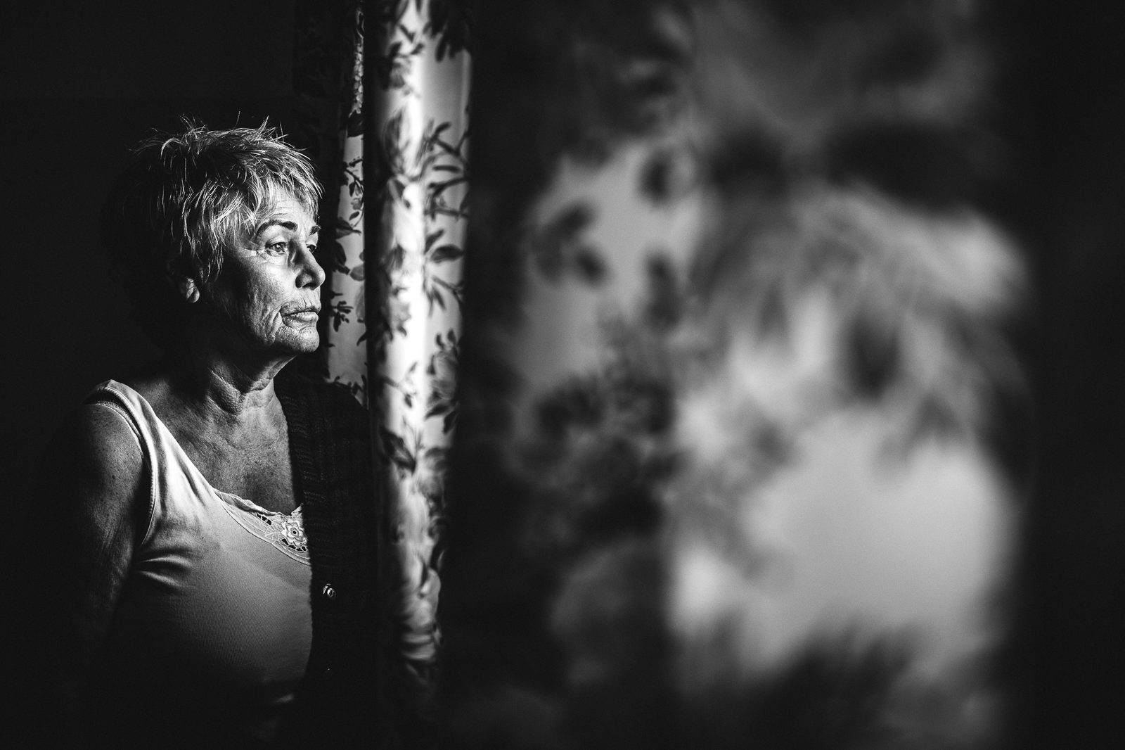 Fotoprojekt „Sehen Sie hin!“ – gestellte Szene zum Thema Pflegenotstand